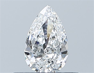 Picture of Natural Diamond 0.30 Carats, Pear with  Cut, E Color, VVS1 Clarity and Certified by GIA