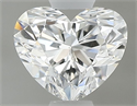 Natural Diamond 0.41 Carats, Heart with  Cut, E Color, SI1 Clarity and Certified by GIA