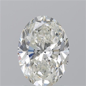 Foto Diamante Natural 2.03 quilates, Ovalado , Color I, claridad SI2 y certificado GIA de