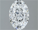 Natural Diamond 1.32 Carats, Oval with  Cut, E Color, VVS2 Clarity and Certified by GIA