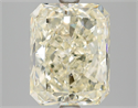 Natural Diamond 4.01 Carats, Radiant with  Cut, J Color, SI1 Clarity and Certified by IGI