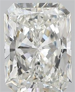 Picture of Natural Diamond 2.01 Carats, Radiant with  Cut, H Color, VS2 Clarity and Certified by GIA