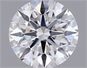 Lab Grown Diamond 1.07 Carats, Round with Ideal Cut, E Color, VVS2 Clarity and Certified by IGI