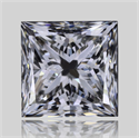 Natural Diamond 2.01 Carats, Princess with  Cut, J Color, VS1 Clarity and Certified by GIA