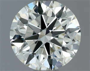 Picture of Natural Diamond 0.70 Carats, Round with Excellent Cut, J Color, VVS1 Clarity and Certified by IGI