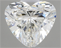 Natural Diamond 0.70 Carats, Heart with  Cut, H Color, SI1 Clarity and Certified by GIA