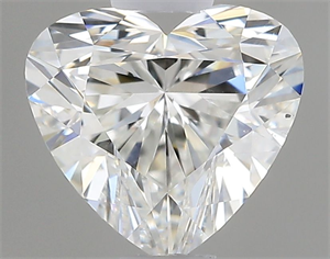 Picture of Natural Diamond 0.70 Carats, Heart with  Cut, H Color, SI1 Clarity and Certified by GIA
