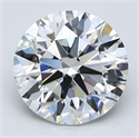 Diamante Natural 2.52 quilates, Redondo , Color H, claridad VVS2 y certificado GIA