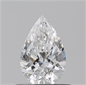 Diamante Natural 0.52 quilates, De pera , Color E, claridad VVS1 y certificado GIA