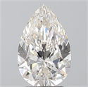 Natural Diamond 2.50 Carats, Pear with  Cut, I Color, VVS1 Clarity and Certified by GIA