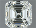 Natural Diamond 1.00 Carats, Asscher with  Cut, J Color, VVS2 Clarity and Certified by IGI