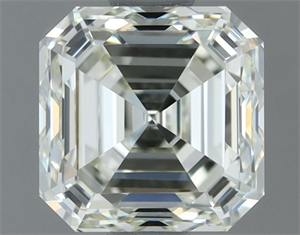 Picture of Natural Diamond 1.00 Carats, Asscher with  Cut, J Color, VVS2 Clarity and Certified by IGI