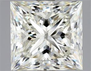 Picture of Natural Diamond 2.50 Carats, Princess with  Cut, K Color, VS1 Clarity and Certified by GIA