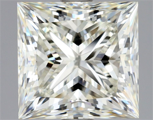 Foto Diamante Natural 2.50 quilates, Princesa , Color K, claridad VS1 y certificado GIA de