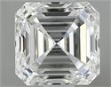 Natural Diamond 0.90 Carats, Asscher with  Cut, E Color, VS2 Clarity and Certified by GIA