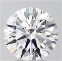 Lab Grown Diamond 3.57 Carats, Round with Ideal Cut, D Color, VS1 Clarity and Certified by IGI