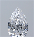 Diamante Natural 0.35 quilates, De pera , Color D, claridad VS1 y certificado GIA