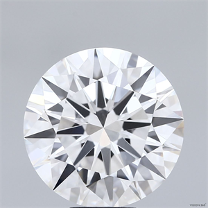 Picture of Lab Grown Diamond 8.02 Carats, Round with Ideal Cut, G Color, VVS2 Clarity and Certified by IGI