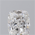 Natural Diamond 0.71 Carats, Cushion with  Cut, D Color, SI1 Clarity and Certified by GIA