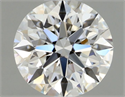 Diamante Natural 0.41 quilates, Redondo , Color F, claridad VVS1 y certificado GIA