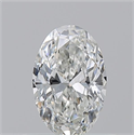 Diamante Natural 0.50 quilates, Ovalado , Color H, claridad SI1 y certificado GIA