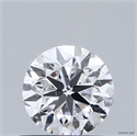 Natural Diamond 0.70 Carats, Round with Very Good Cut, D Color, SI1 Clarity and Certified by GIA