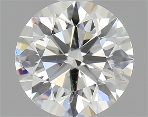 Picture of Natural Diamond 1.01 Carats, Round with Excellent Cut, H Color, SI2 Clarity and Certified by GIA