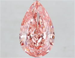 Picture of Lab Grown Diamond 9.09 Carats, Pear with  Cut, Fancy Vivid Pink Color, VS1 Clarity and Certified by IGI