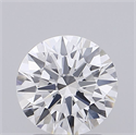 Lab Grown Diamond 1.09 Carats, Round with Ideal Cut, D Color, VVS2 Clarity and Certified by IGI