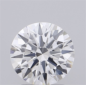 Picture of Lab Grown Diamond 1.09 Carats, Round with Ideal Cut, D Color, VVS2 Clarity and Certified by IGI