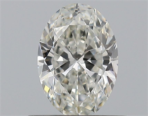 Foto Diamante Natural 0.56 quilates, Ovalado , Color H, claridad IF y certificado GIA de