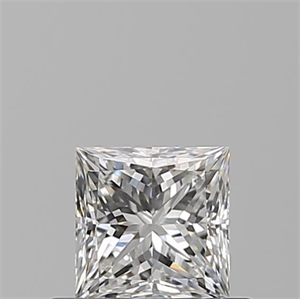 Picture of Natural Diamond 0.50 Carats, Princess with  Cut, F Color, VVS1 Clarity and Certified by GIA