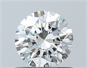 Diamante Natural 0.60 quilates, Redondo , Color H, claridad VVS2 y certificado GIA