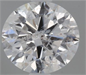 Natural Diamond 1.06 Carats, Round with Excellent Cut, E Color, I1 Clarity and Certified by IGI