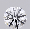 Lab Grown Diamond 1.52 Carats, Round with Ideal Cut, D Color, VS1 Clarity and Certified by IGI