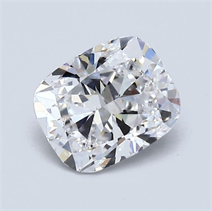 Picture of Natural Diamond 1.01 Carats, Cushion with  Cut, D Color, VVS2 Clarity and Certified by GIA