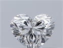 Natural Diamond 0.32 Carats, Heart with  Cut, E Color, VS2 Clarity and Certified by GIA