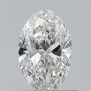 Picture of Natural Diamond 0.58 Carats, Oval with  Cut, F Color, VS2 Clarity and Certified by GIA