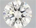 Natural Diamond 0.45 Carats, Round with Excellent Cut, L Color, VVS1 Clarity and Certified by GIA