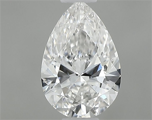 Foto Diamante Natural 0.42 quilates, De pera , Color F, claridad SI2 y certificado GIA de