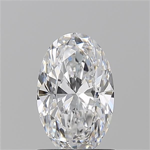 Picture of Natural Diamond 0.90 Carats, Oval with  Cut, D Color, VVS1 Clarity and Certified by GIA