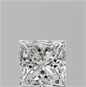 Diamante Natural 1.01 quilates, Princesa , Color F, claridad SI1 y certificado GIA