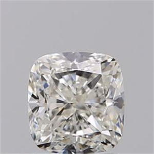 Foto Diamante Natural 1.51 quilates, Del cojín , Color J, claridad VVS1 y certificado GIA de