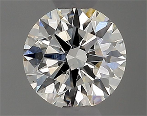 Foto Diamante Natural 0.41 quilates, Redondo , Color F, claridad SI1 y certificado GIA de