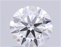 Lab Grown Diamond 1.50 Carats, Round with Excellent Cut, D Color, VS1 Clarity and Certified by IGI