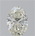 Diamante Natural 0.70 quilates, Ovalado , Color K, claridad VVS2 y certificado GIA