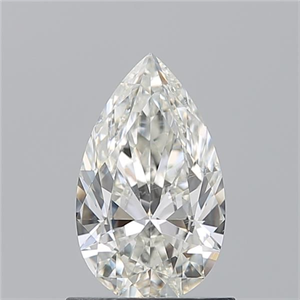 Picture of Natural Diamond 0.91 Carats, Pear with  Cut, I Color, SI1 Clarity and Certified by GIA
