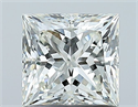 Diamante Natural 1.04 quilates, Princesa , Color H, claridad VS1 y certificado IGI