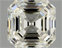 Natural Diamond 1.01 Carats, Asscher with  Cut, K Color, VS1 Clarity and Certified by GIA