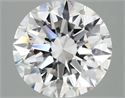 Lab Grown Diamond 2.48 Carats, Round with Ideal Cut, D Color, VVS2 Clarity and Certified by IGI